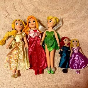 Disney store plush dolls